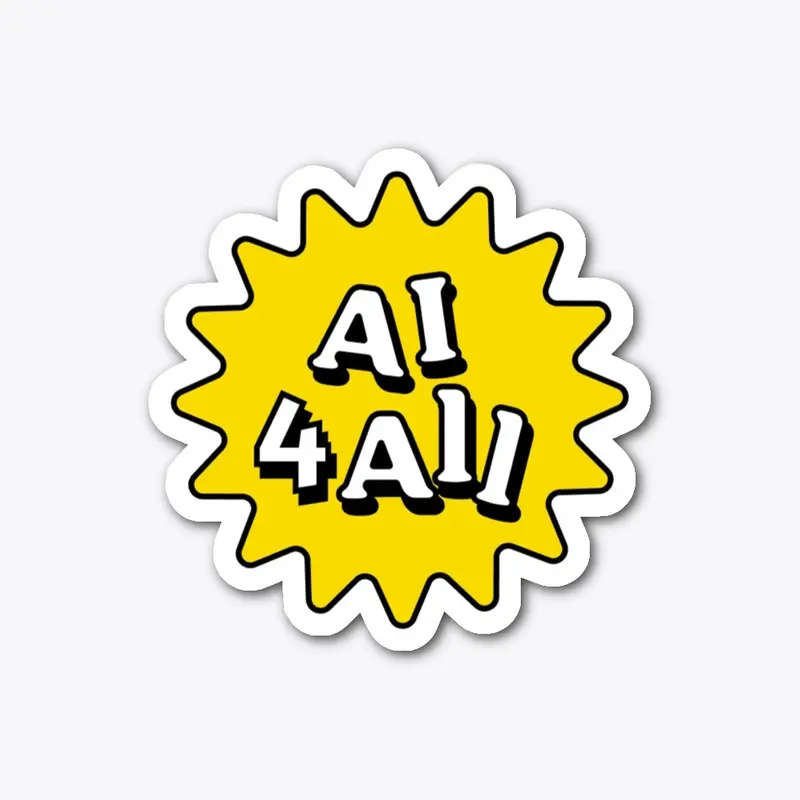 AI 4 All, sticker