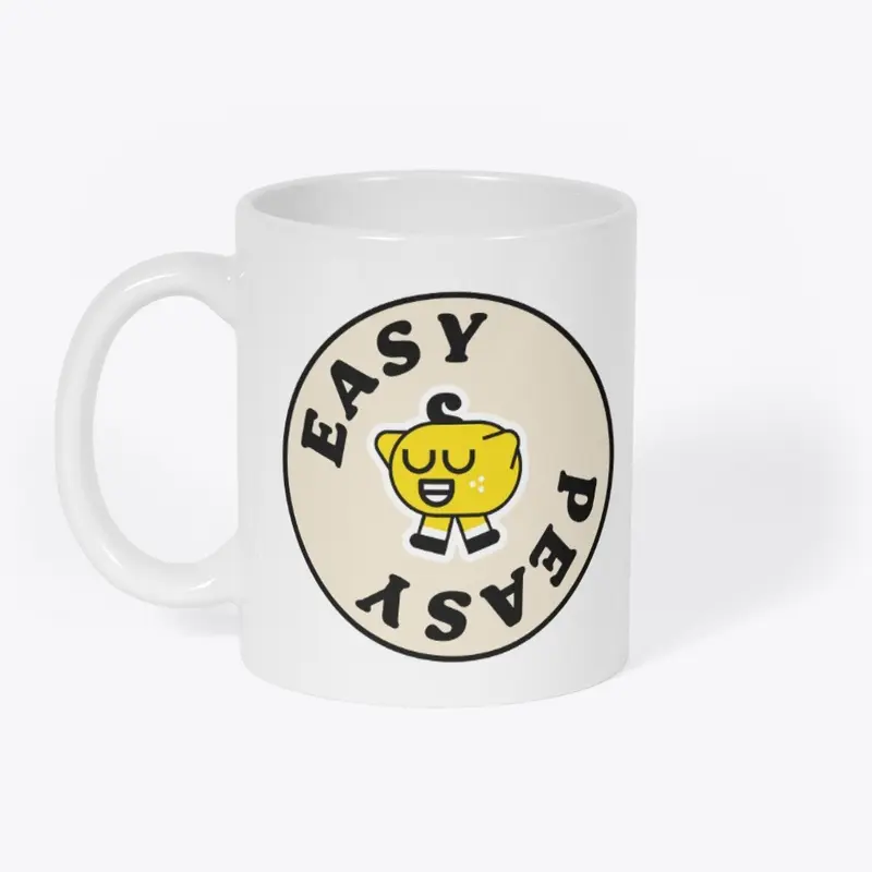 Easy Peasy Sticker & Mug