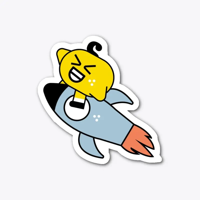 Chipp Rocket Sticker